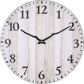 Grey Wooden Creative Wall Clock Premium